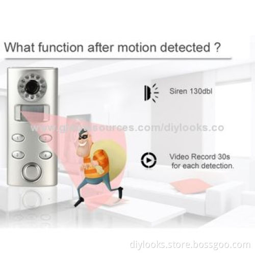 Wireless Solar Security System Camera Alarm, SP62C (Red)